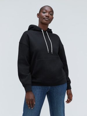 The Track Organic Cotton Popover | Black