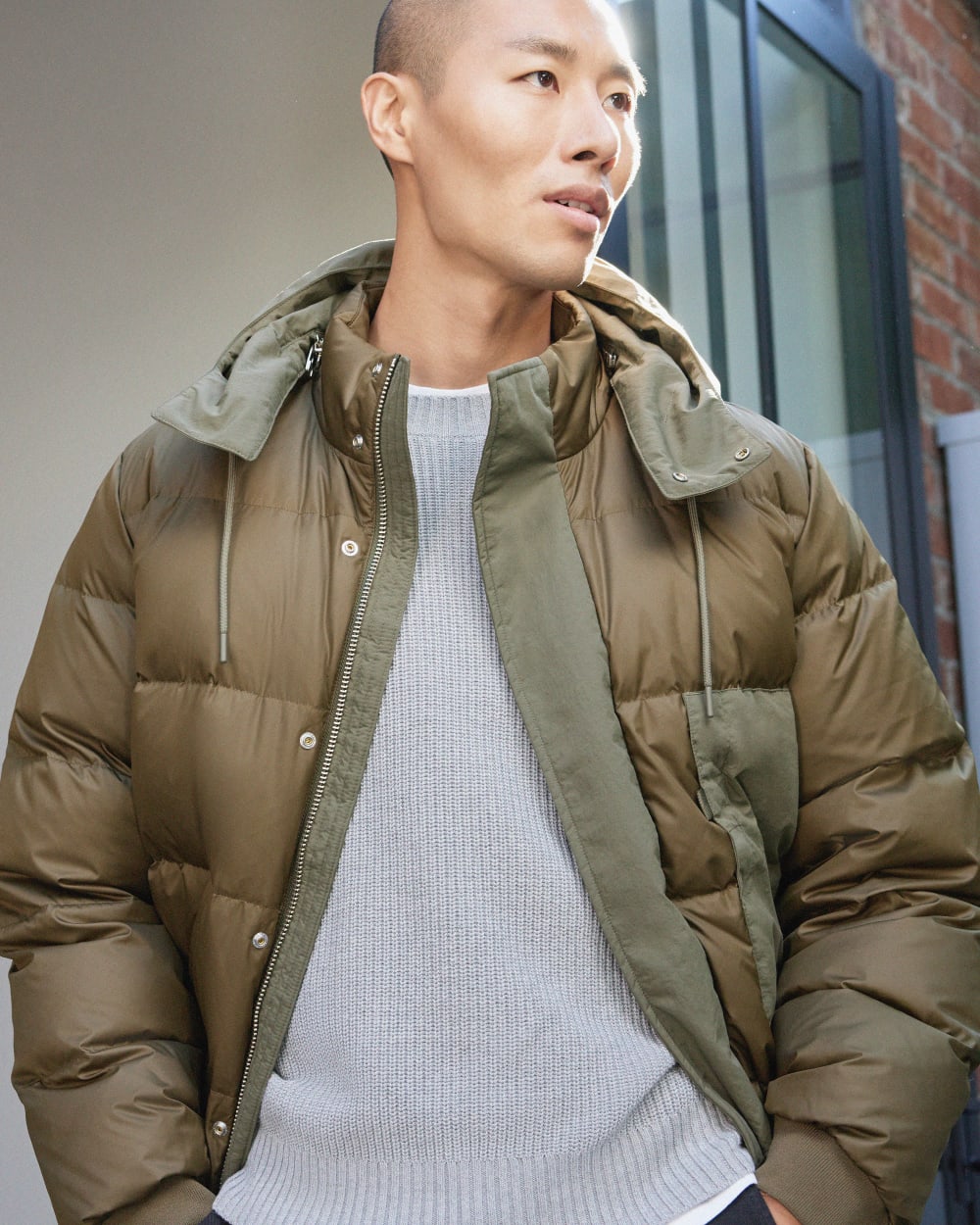 The ReNew Short Puffer | Kalamata / Beech - Image 7