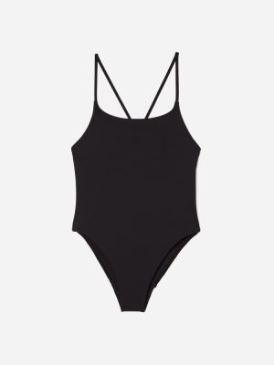 The String One-Piece | Black