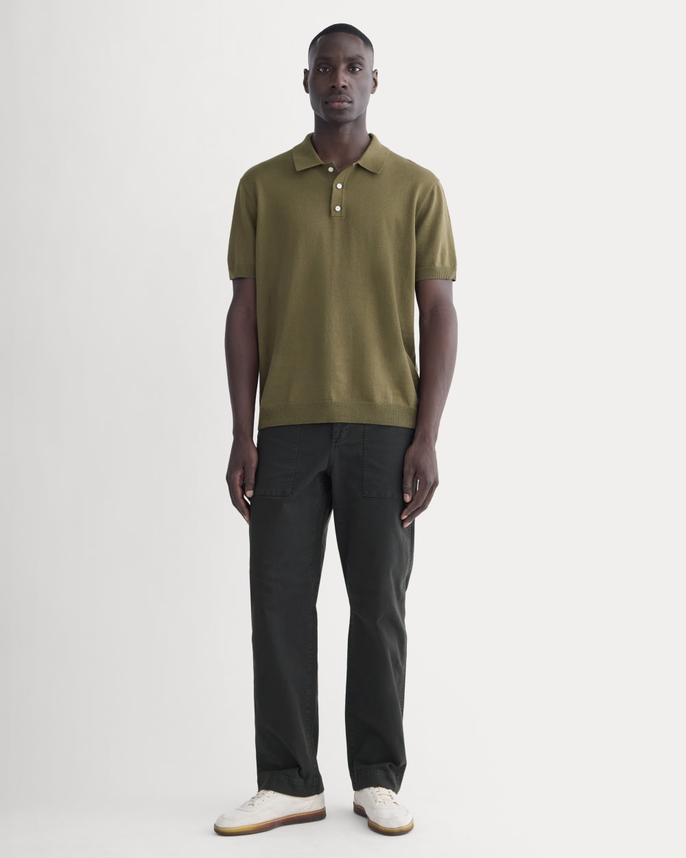 No-Sweat Polo | Olive - Image 3