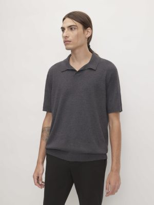 The No-Sweat Polo | Heather Ash
