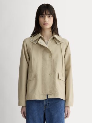The Short Anorak | Trench Coat Khaki