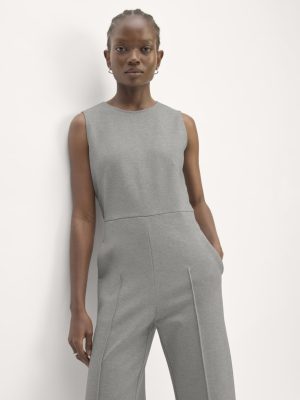 The Dream Jumpsuit | Mid Heather Grey