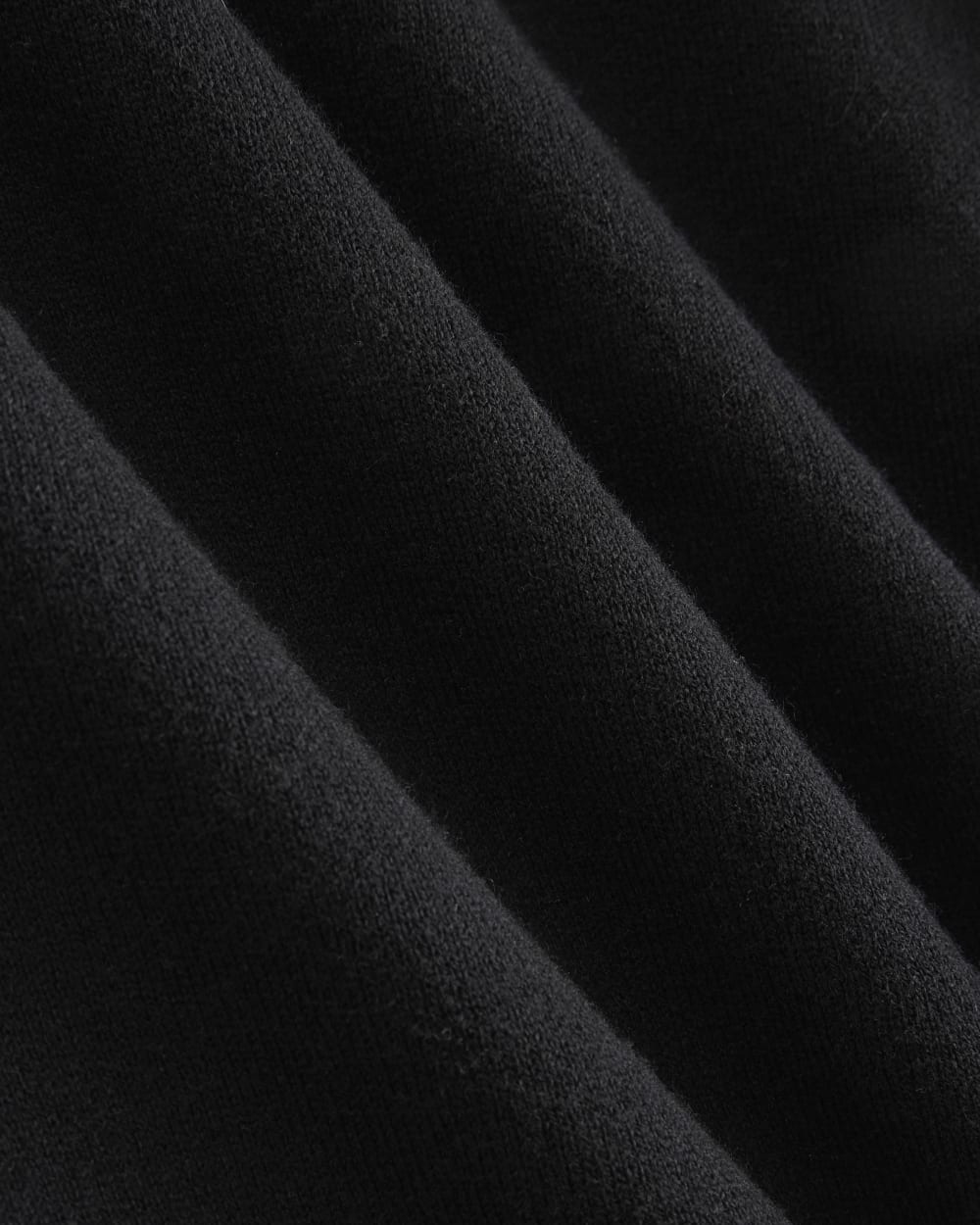 Luxe Merino Double-Knit Sweater | Black - Image 6