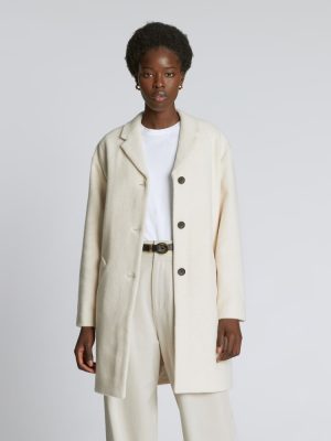 The Italian ReWool? Cocoon Coat | Cream