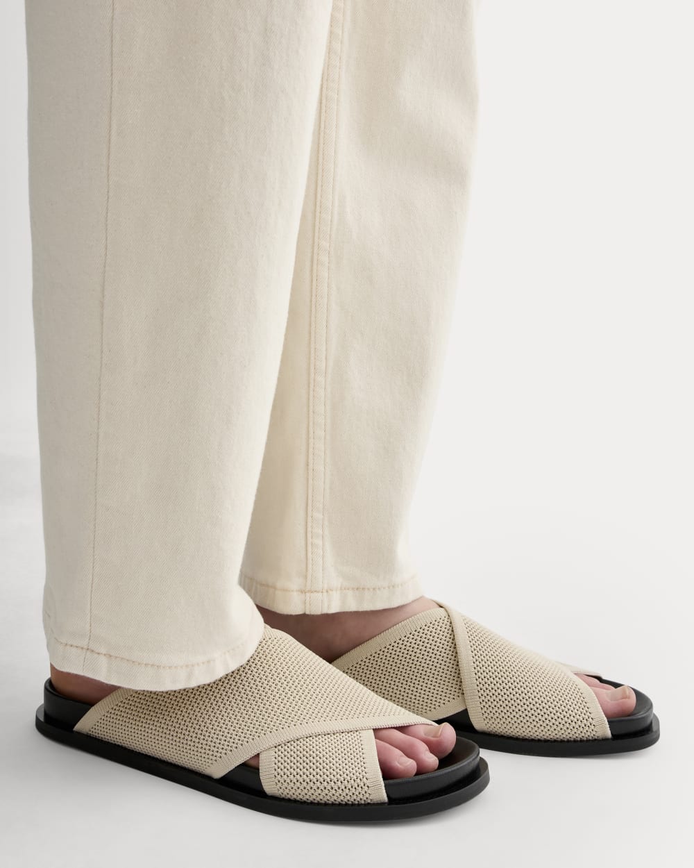 The ReKnit Form Crossover Sandal | Sandshell - Image 2