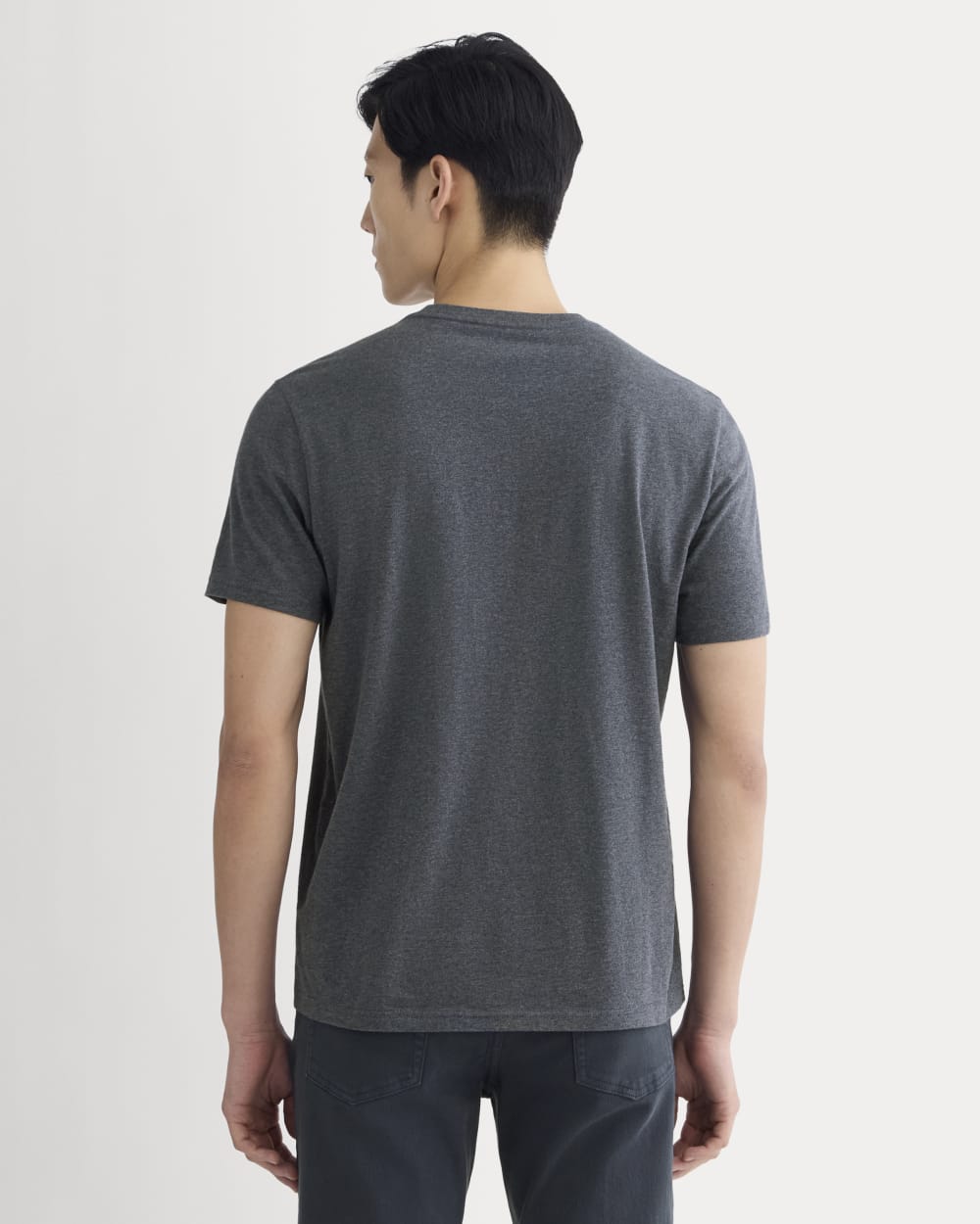 The Essential Organic Crew | Heather Deep Navy - Image 5