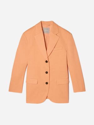 The '80s Blazer | Orange Chiffon