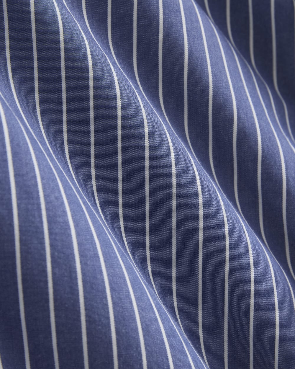 Washed Poplin Shirt | Mazarine Blue / Optic White - Image 6