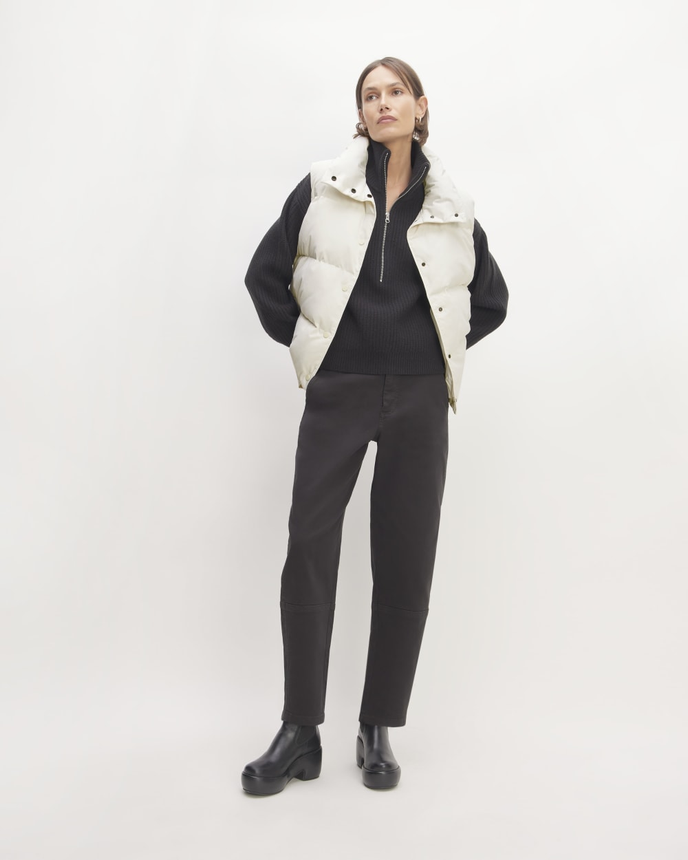 The Puffer Vest | Bone - Image 3