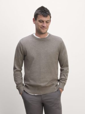 The No-Sweat Sweater | Uniform | Taupe Melange