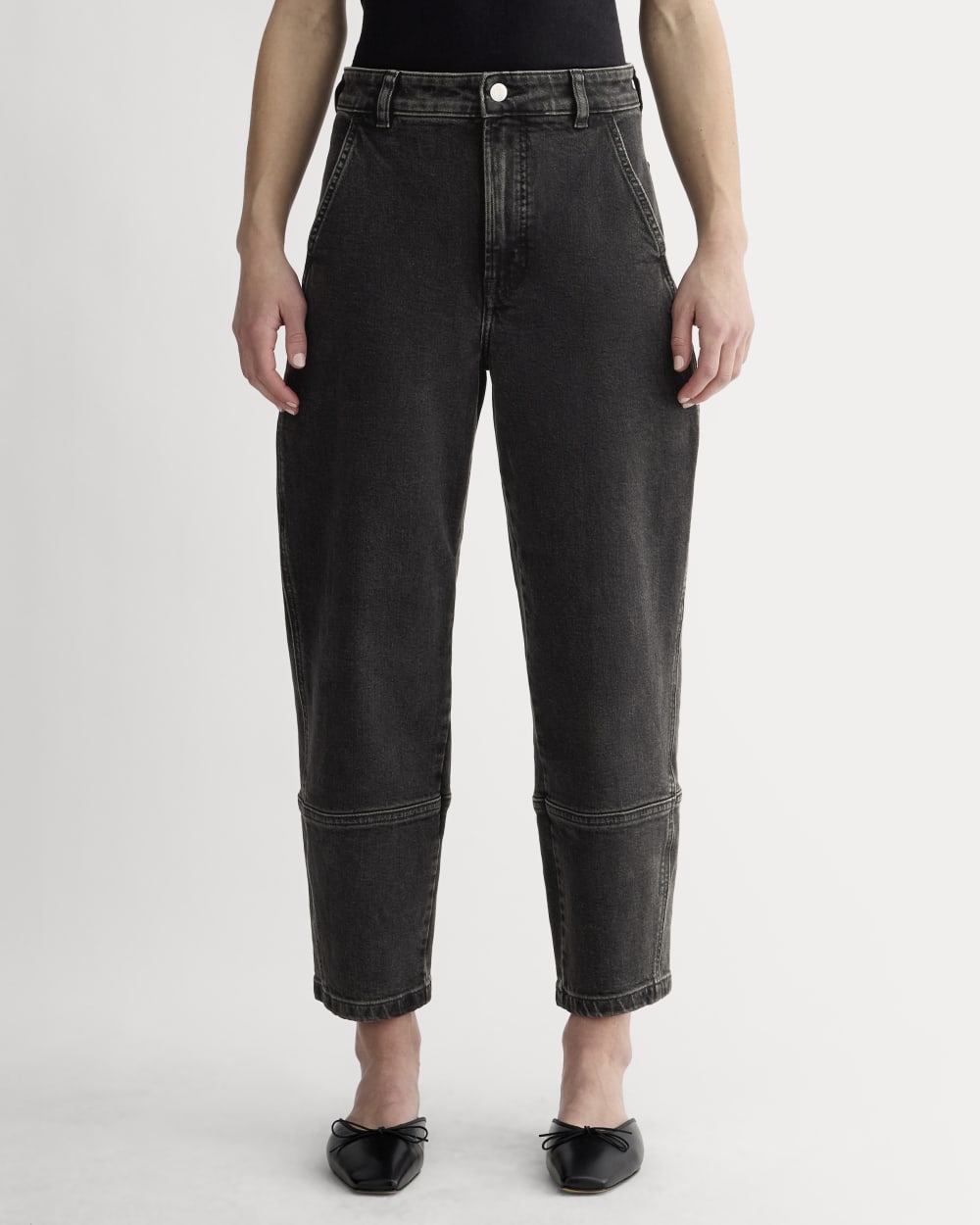 The Utility Barrel Jean | Washed Black | Regular - Image 3