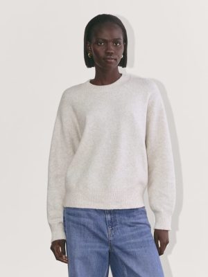 The Cocoon Crew in Plush Cotton | Heathered Oat