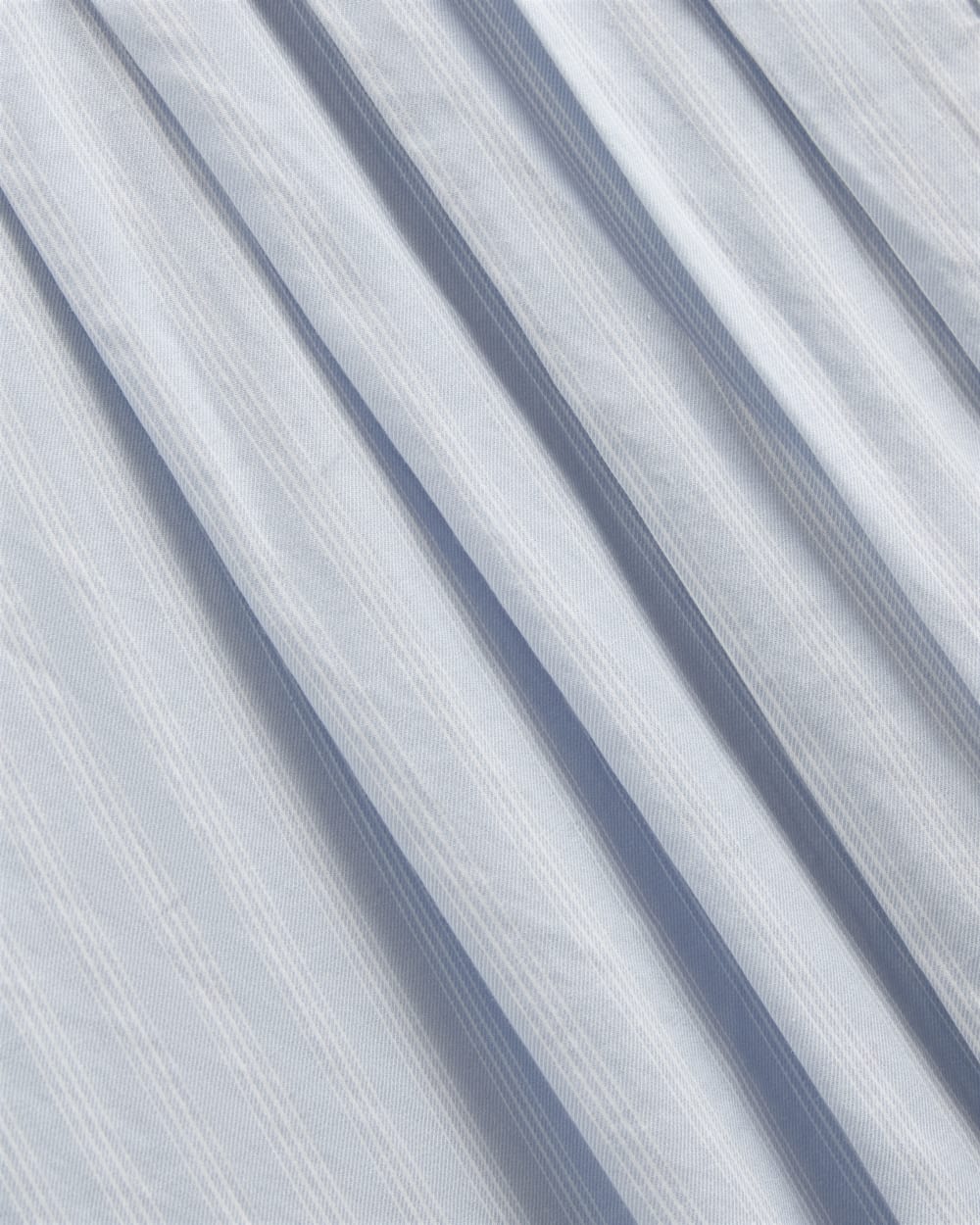 The Pleated Shirt in Silky Cotton | Forever Blue / Optic White - Image 6