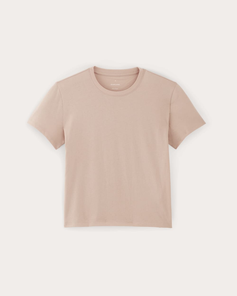 The Box-Cut Tee in Essential Cotton | Rose Smoke | No Pocket - Image 2