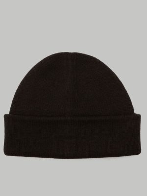 The Felted Merino Beanie | Black
