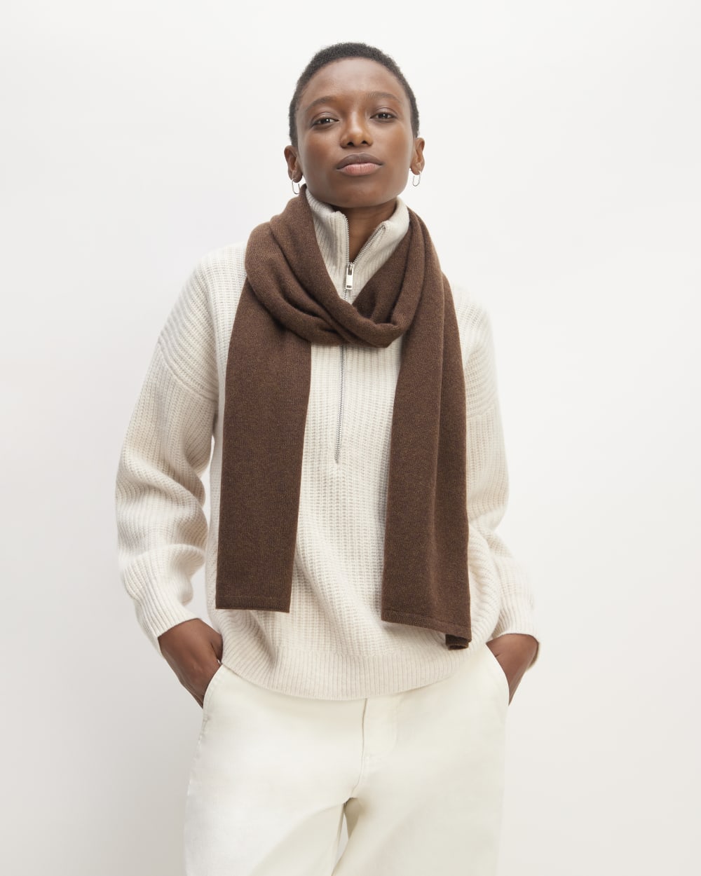 The ReCashmere Scarf | Heather Cocoa - Image 4