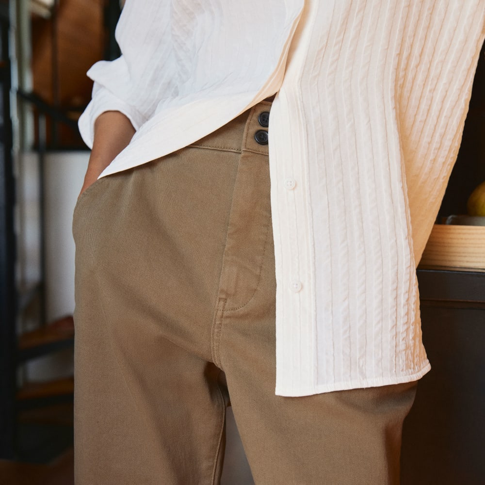 The City Stripe Shirt | Bone - Image 7