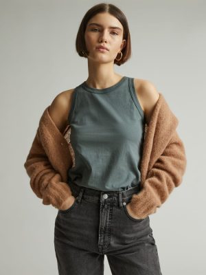The Tank in Essential Cotton | Green Balsam
