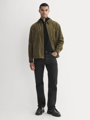 Straight-Leg Stretch Jean |  Black