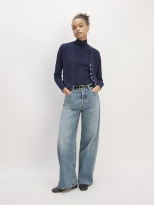 The Super Baggy Jean | Faded Indigo