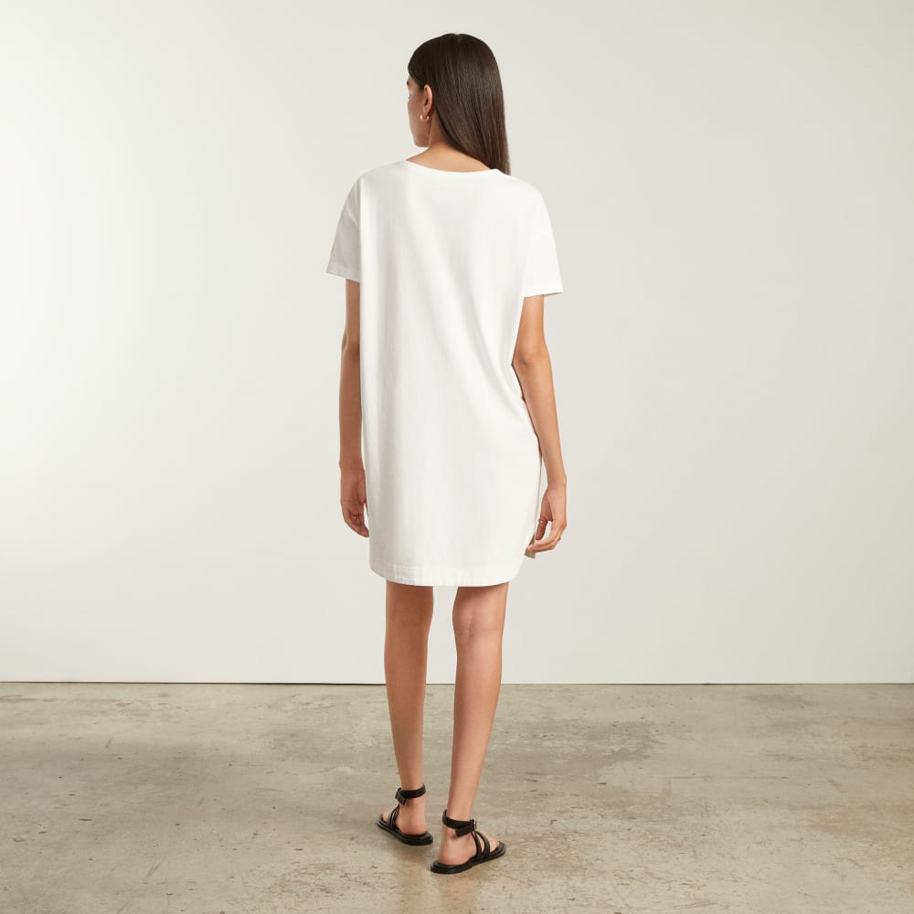 The Oversized Mariner Dress | White - Image 3