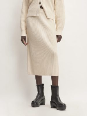 The Organic Cotton Sweater Midi Skirt | Canvas