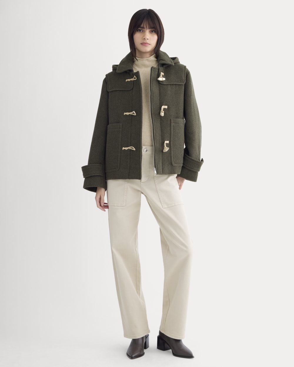 The ReWool Duffle Coat | Heather Beech - Image 3