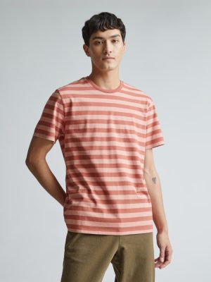 The Organic Cotton Crew | Redwood Stripe