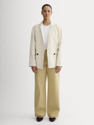 The Wide-Leg Chino | Classic Khaki
