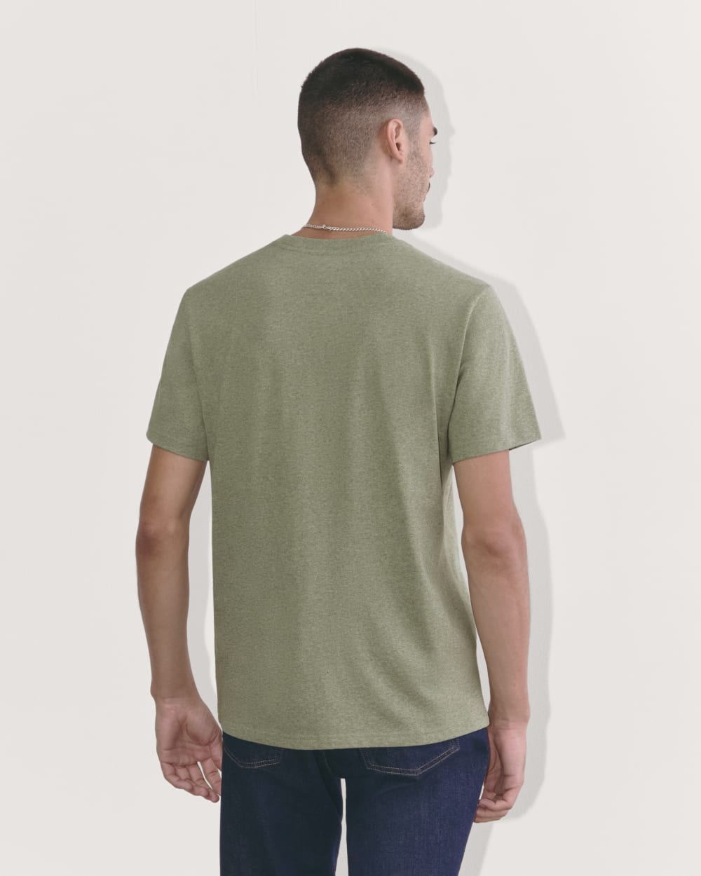 The Premium-Weight Crew | Uniform | Heather Sage Green - Image 4