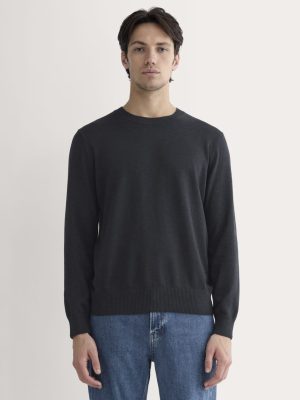 The No-Sweat Sweater | Uniform | Heathered Midnight
