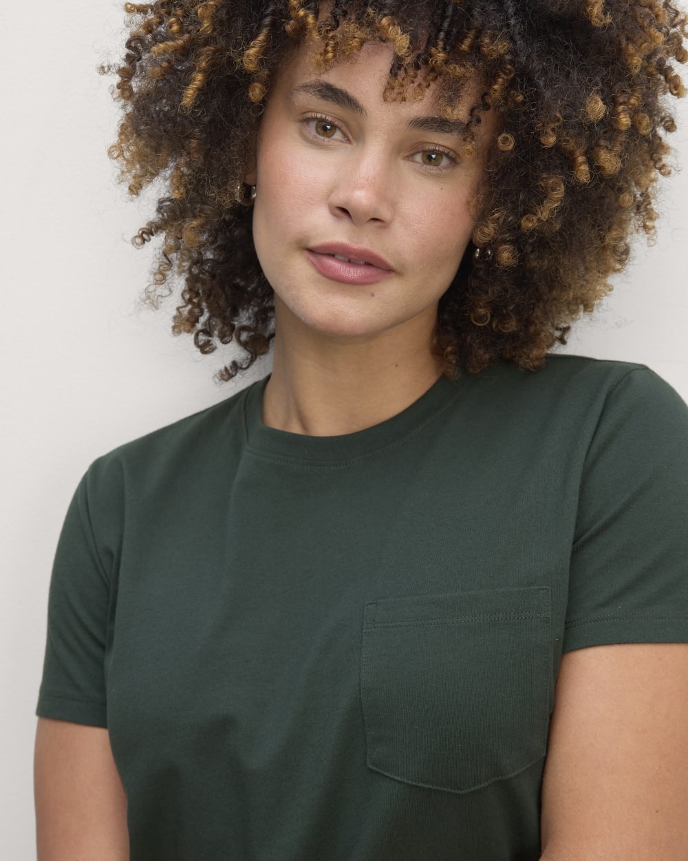 The Box-Cut Tee in Essential Cotton | Scarab | Pocket - Image 3