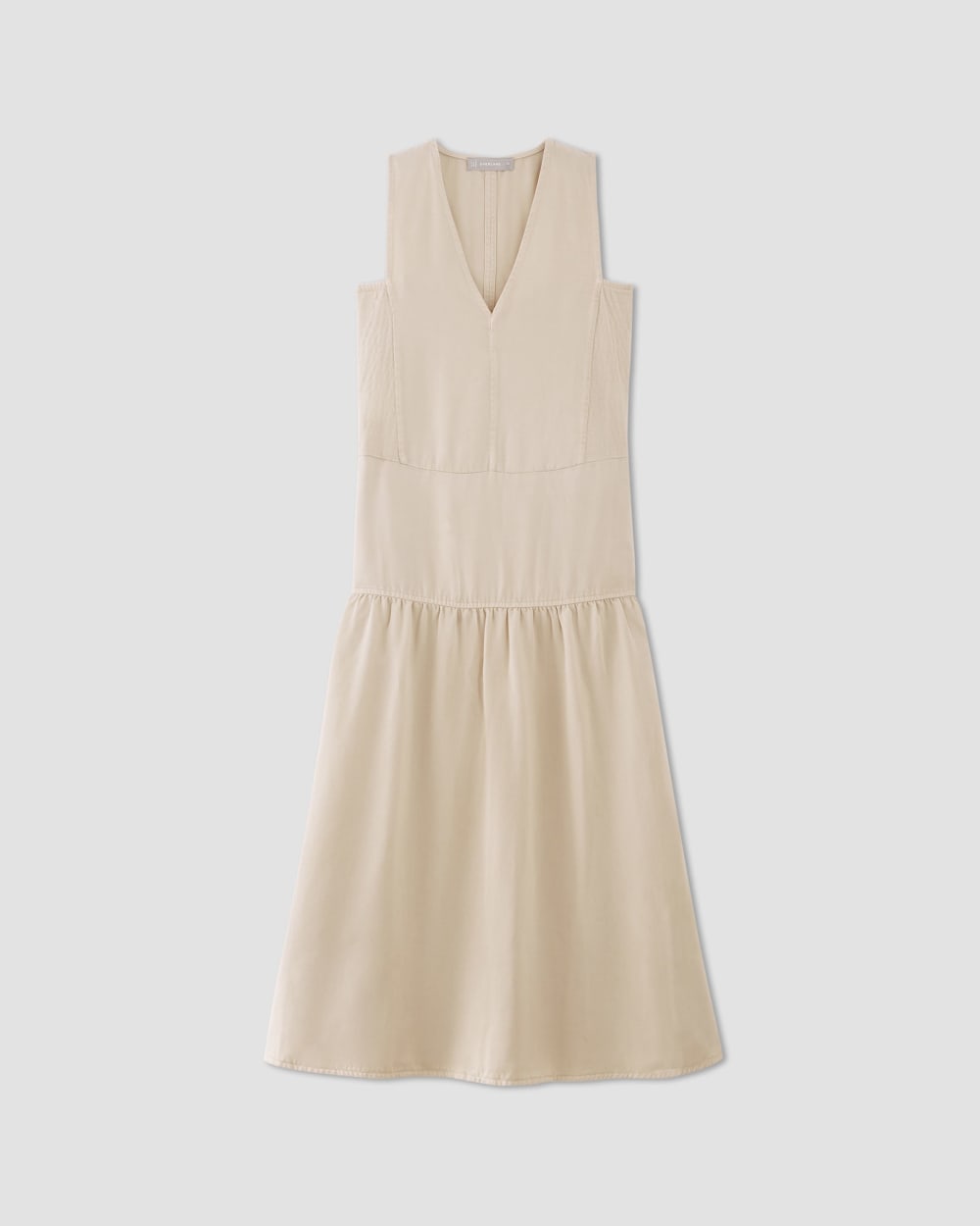 The TENCEL? V-Neck Dress | Whisper Pink - Image 2