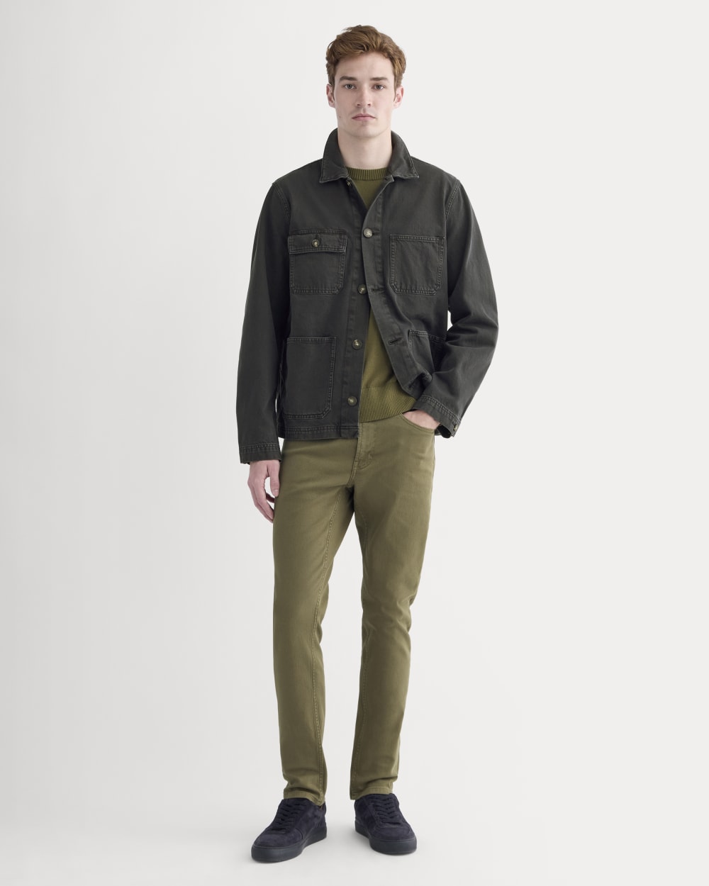 The Stretch Twill 5-Pocket Pant | Beech