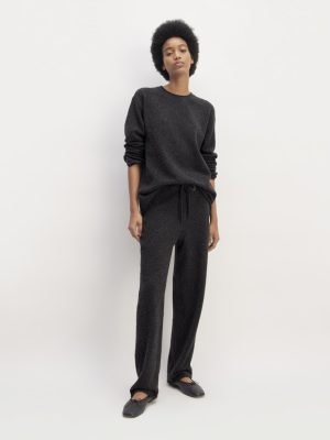 The Cozy-Stretch Straight-Leg Sweatpant | Charcoal