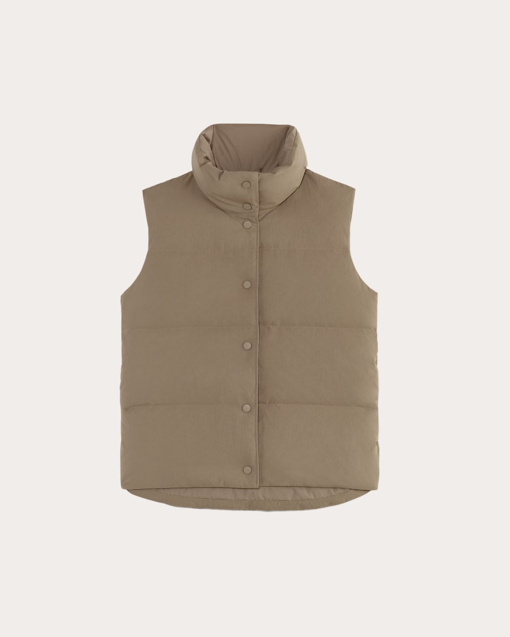 The Puffer Vest | Taupe Grey - Image 2