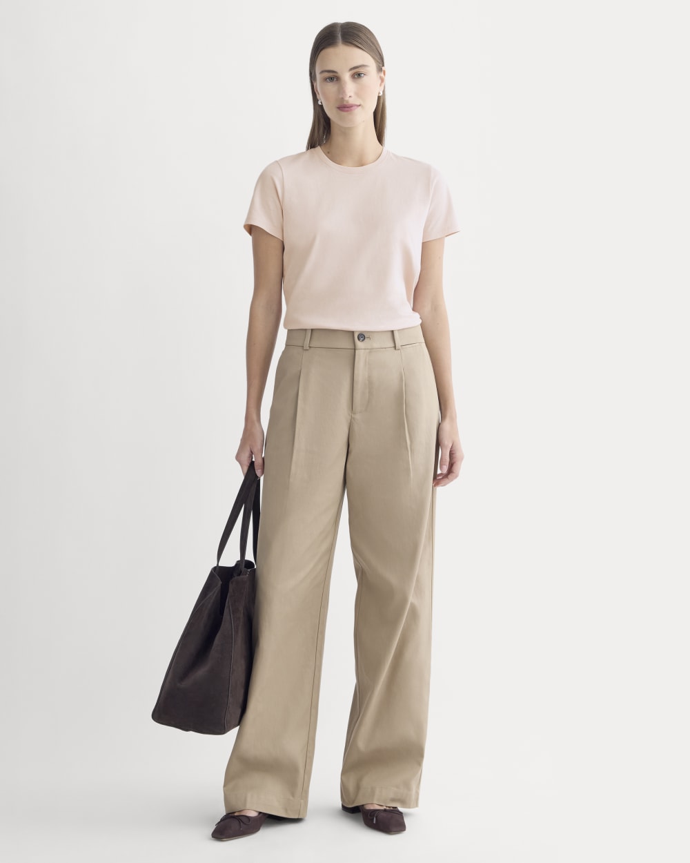 The Slim Crew in Essential Cotton | Soft Rose - Image 3