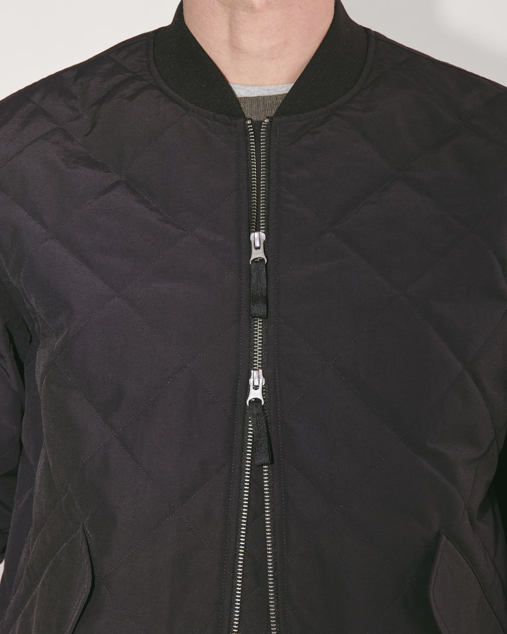 The Quilted Bomber | Black - Image 4