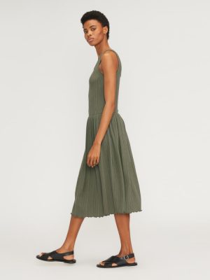 The Rib Soft Knit Scoop-Neck Dress | Kalamata