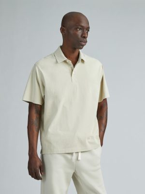 The Premium Weight Relaxed Polo | Pelican