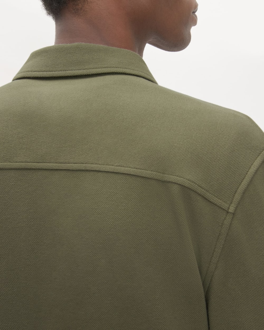 The Long-Sleeve Pique Shirt | Kalamata - Image 5