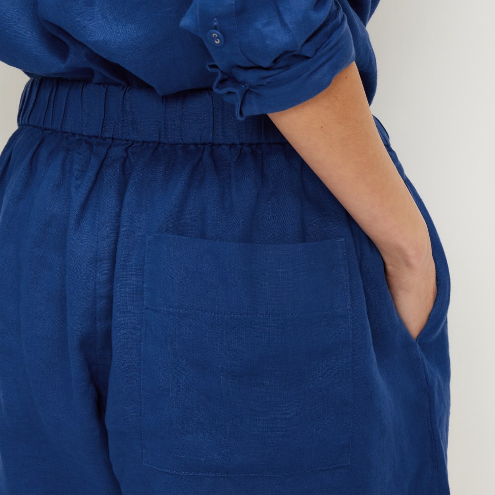 The Linen Boxer Short | Mazarine Blue - Image 5