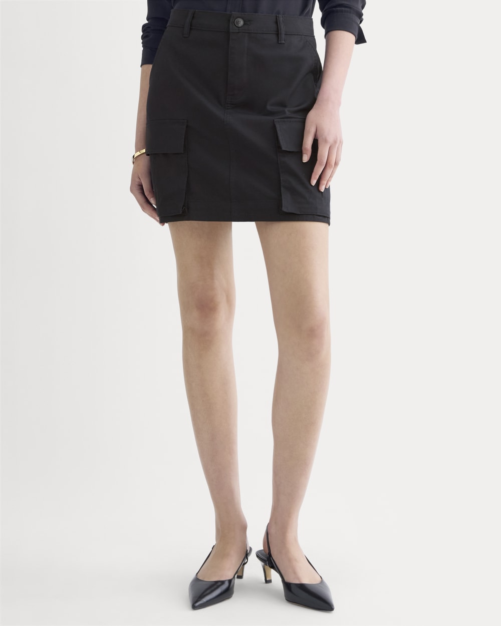 The Cargo Mini Skirt | Black - Image 3