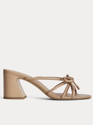 The Bow Heel | Blush Tan