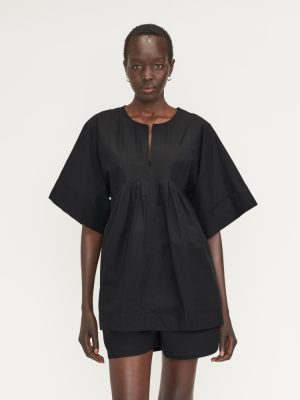 The Poplin Tunic | Black
