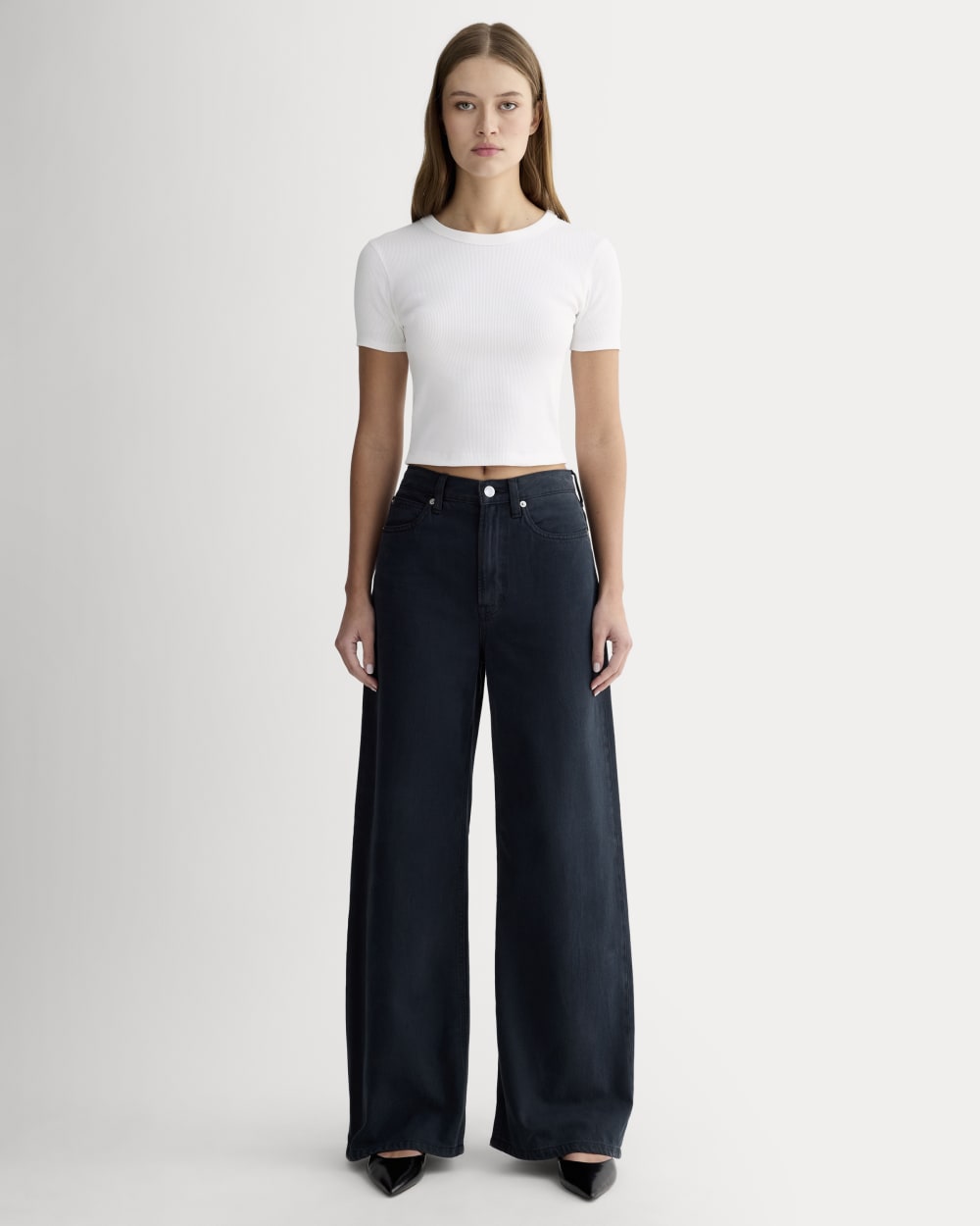 The '90s Rib Tee | White - Image 3