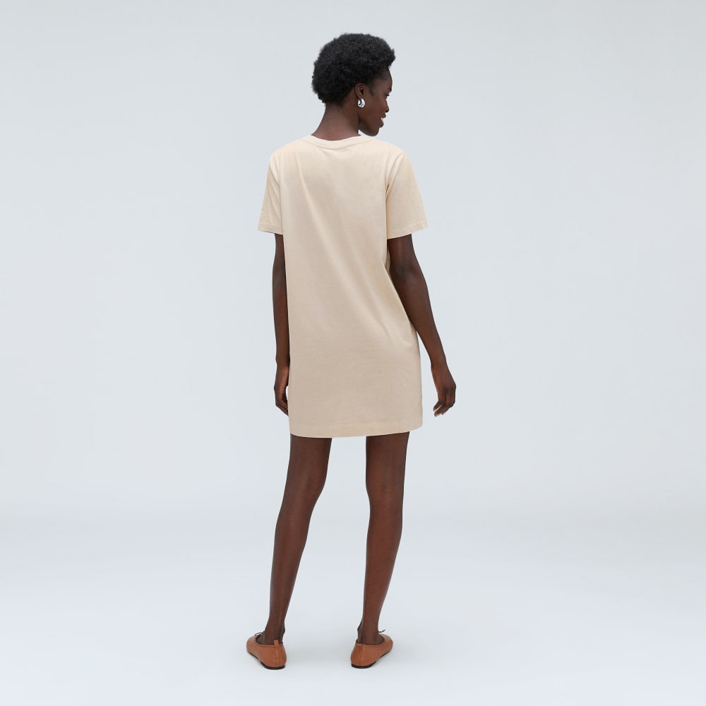 The Organic Cotton Weekend Tee Dress | Brazilian Sand - Image 3