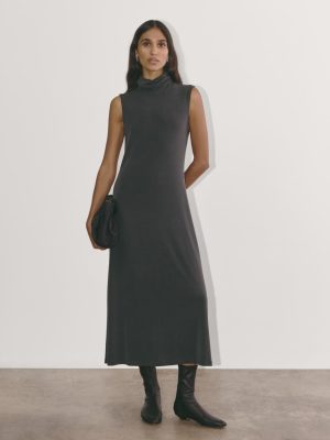 The Madison Dress in Butterknit | Black