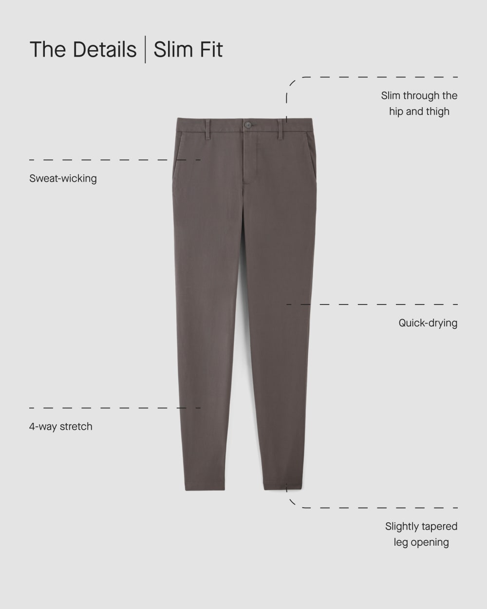 The Performance Chino | Uniform | Kalamata | Slim - Image 4